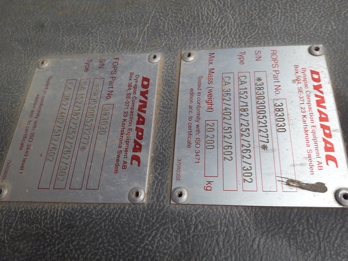 Dynapac CA152 PD Pad Foot Roller - Image 10